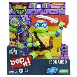 Bop It! Teenage Mutant Ninja Turtles Leonardo Edition Game 1 or More Players NEW